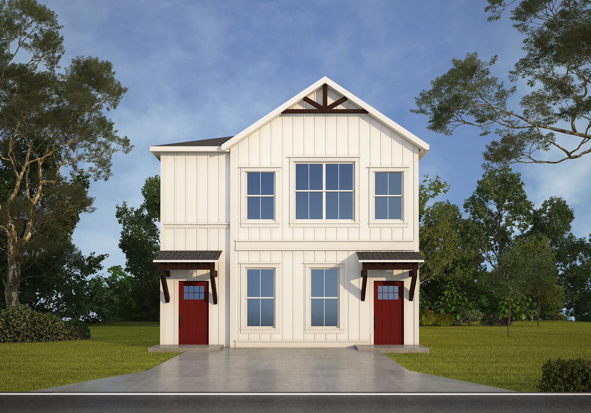 Farmhouse 2 - Stacked Duplex